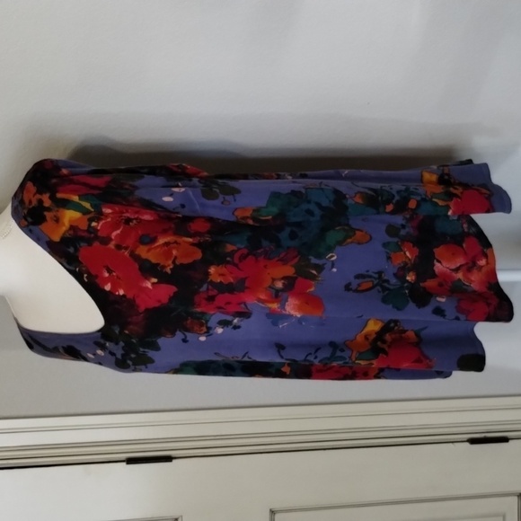 Soft Surroundings Sz M Fleur Aquarelle Floral Knit Top Floral Womens - Picture 3 of 10